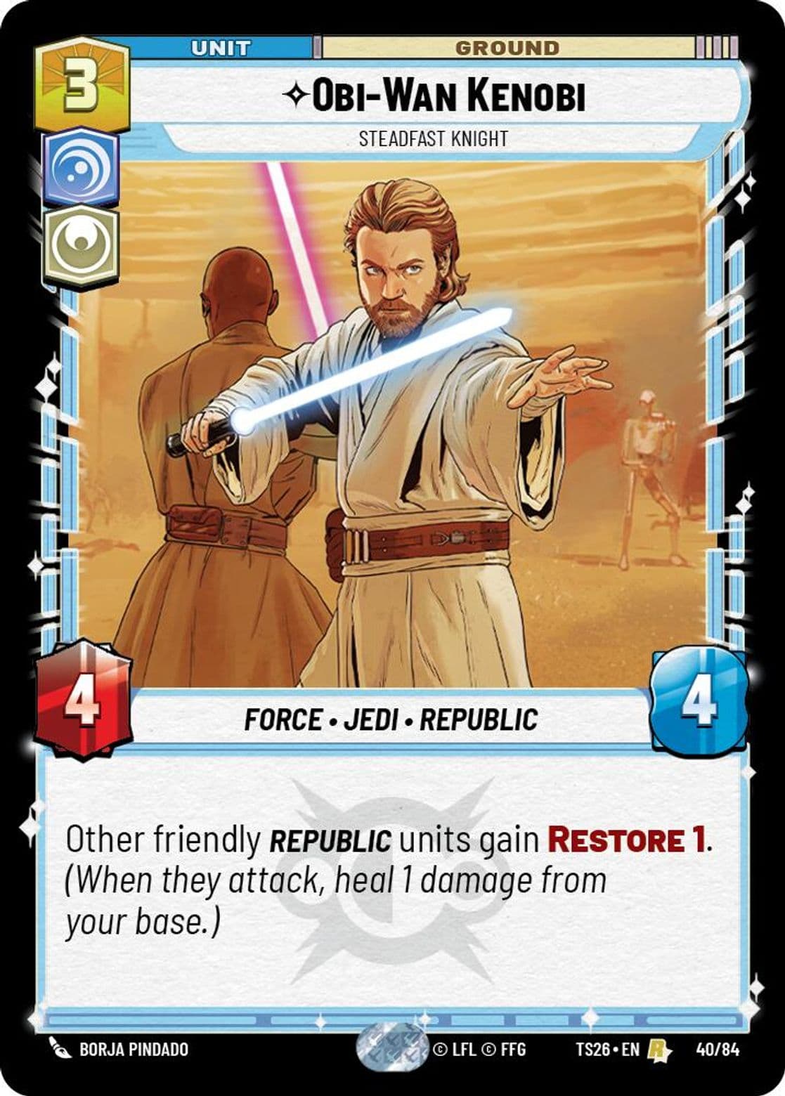 Obi-Wan Kenobi, Steadfast Knight, Standard