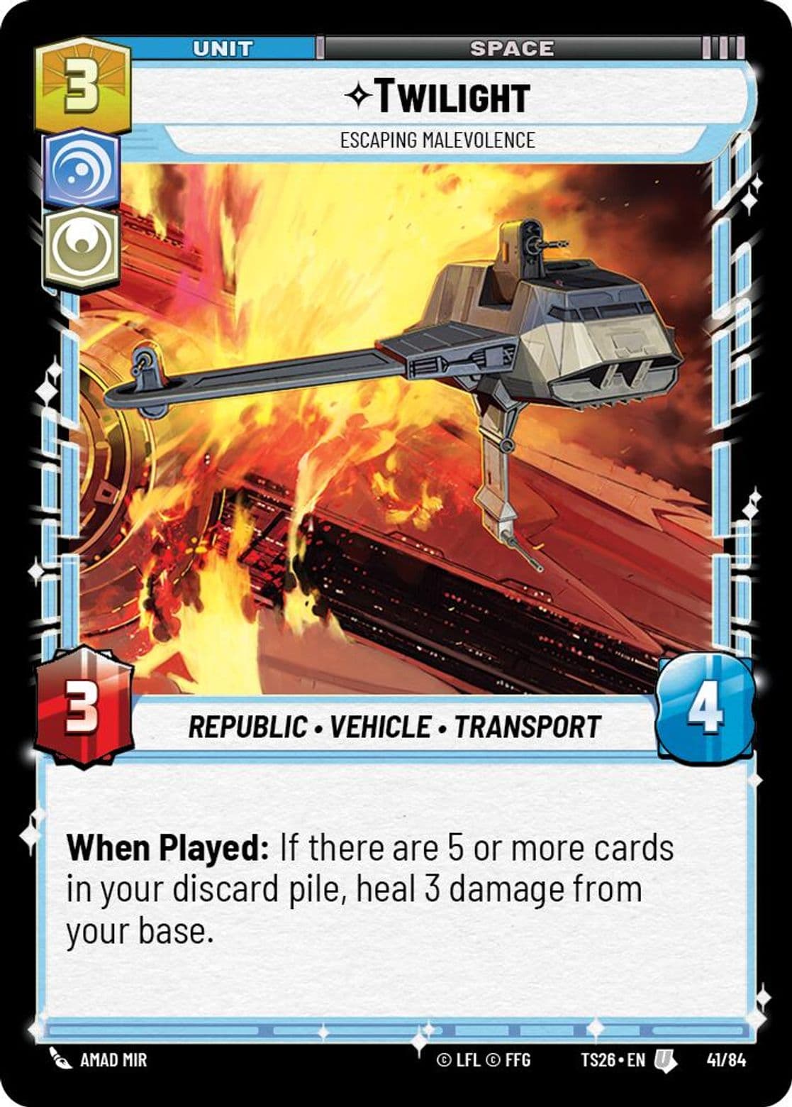 Twilight, Escaping Malevolence, Standard