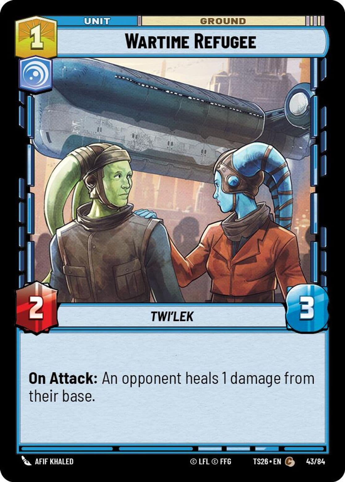 Wartime Refugee, Standard