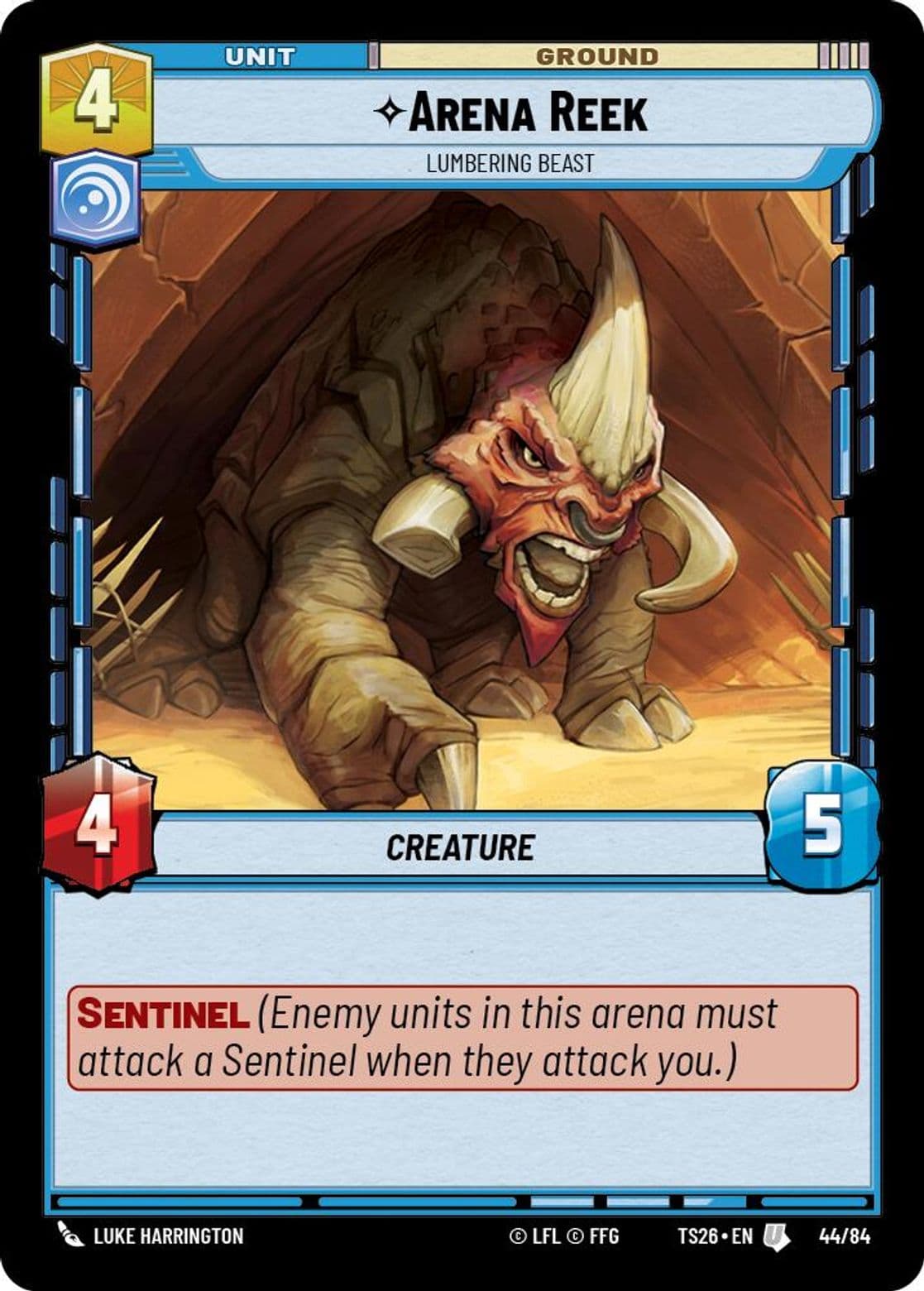 Arena Reek, Standard