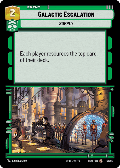 Galactic Escalation, Standard