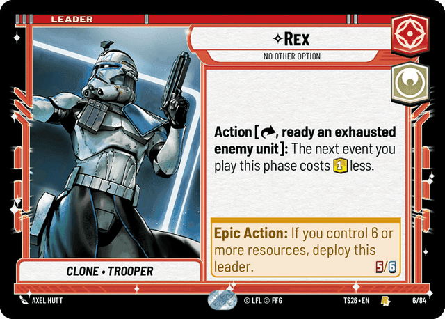 Rex, No Other Option, Standard