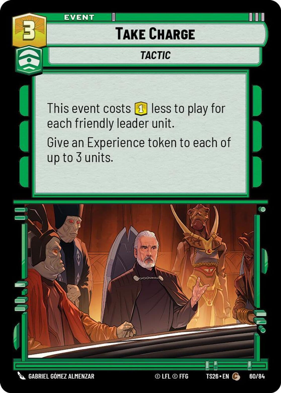 Take Charge, Standard