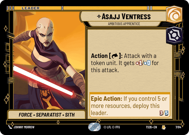 Asajj Ventress, Ambitious Apprentice, Standard