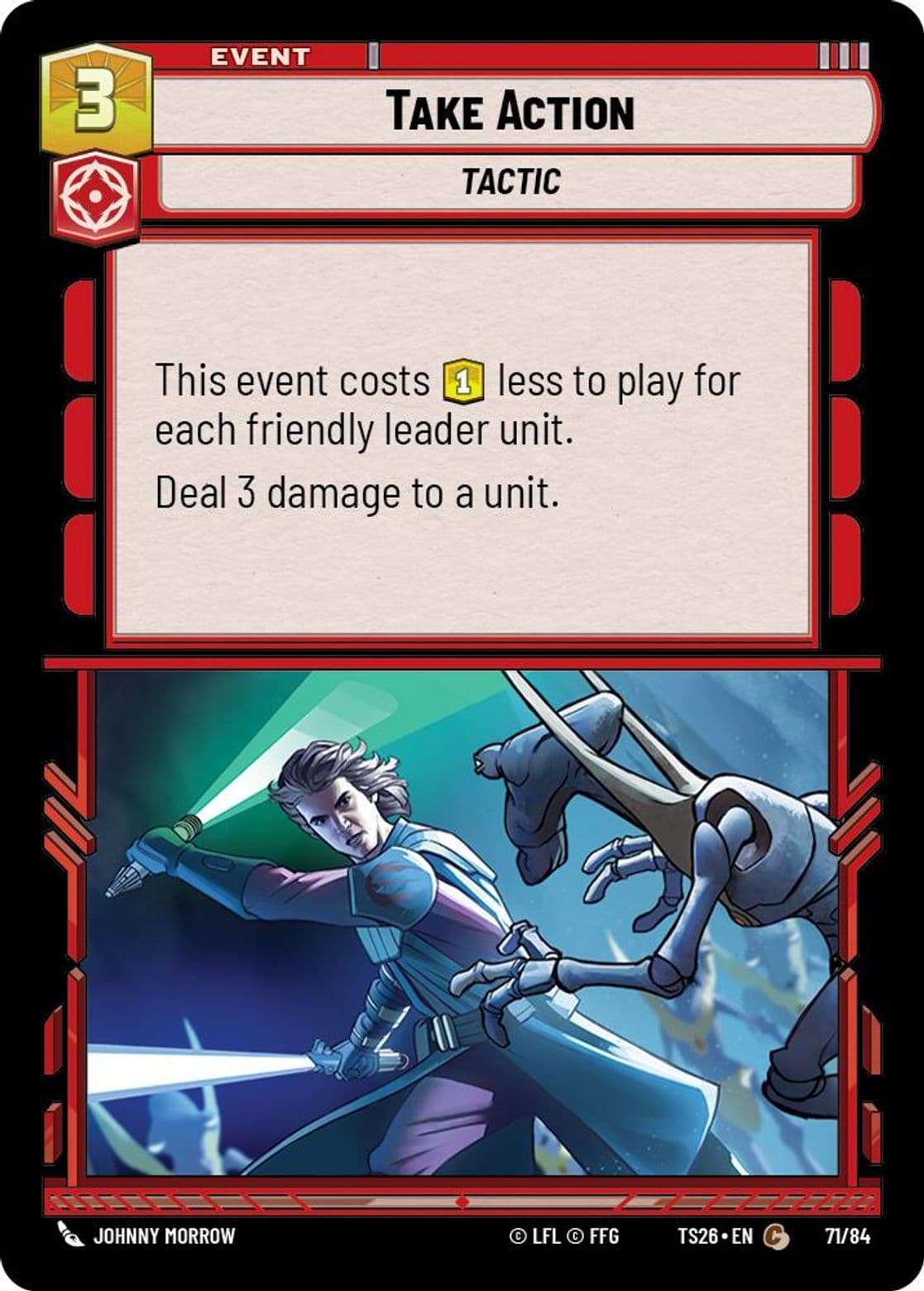 Take Action, Standard