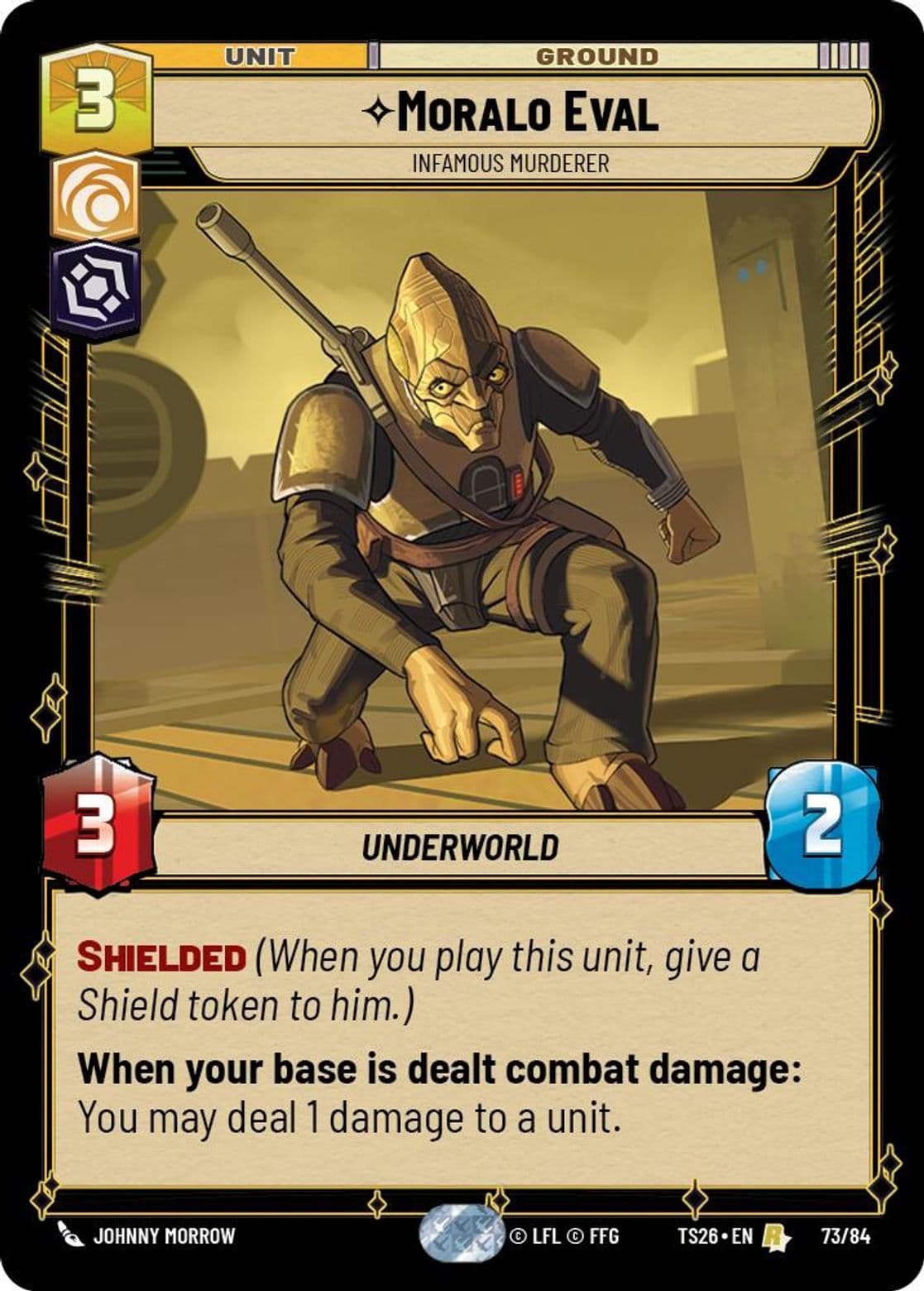 Moralo Eval, Infamous Murderer, Standard