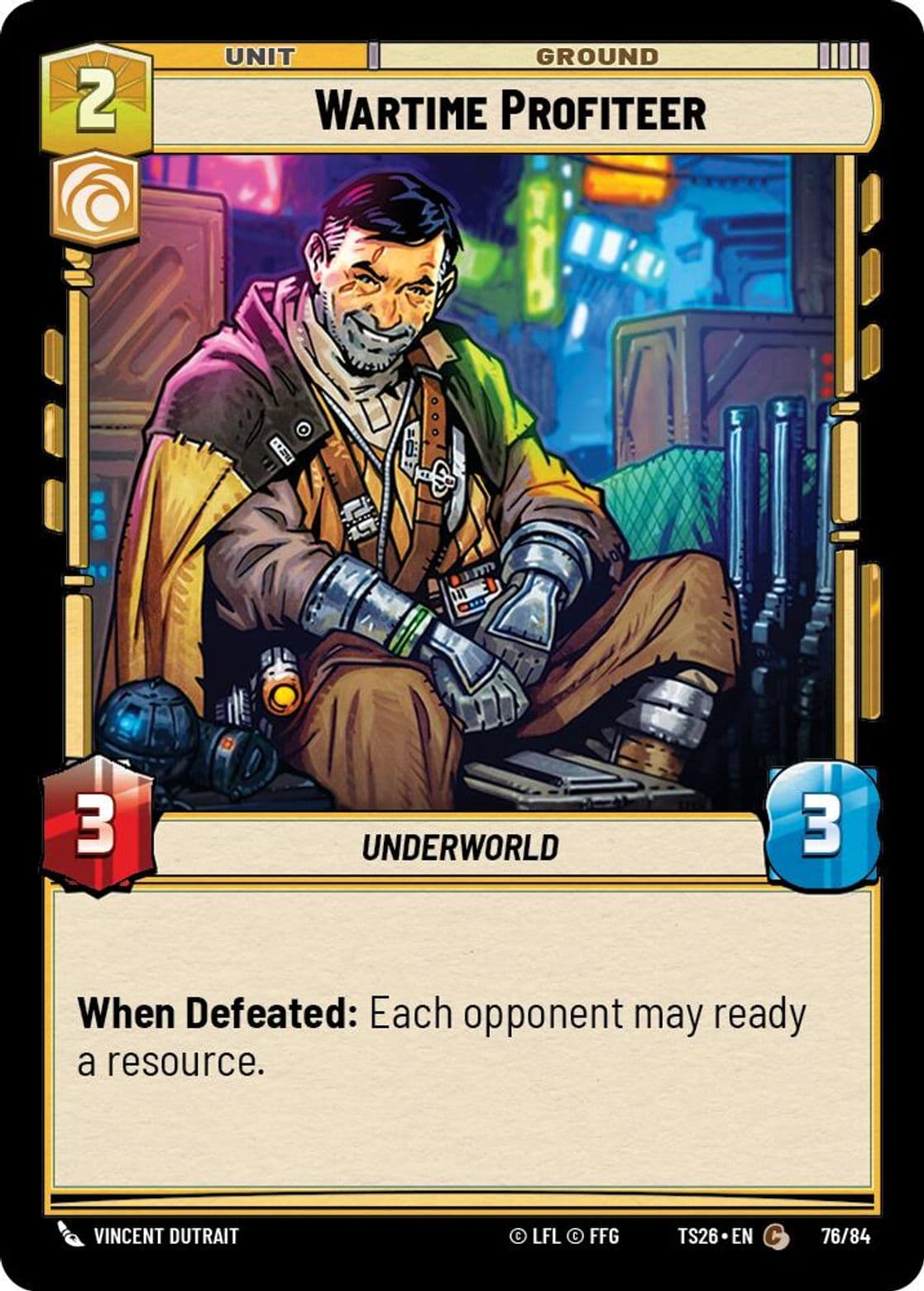 Wartime Profiteer, Standard