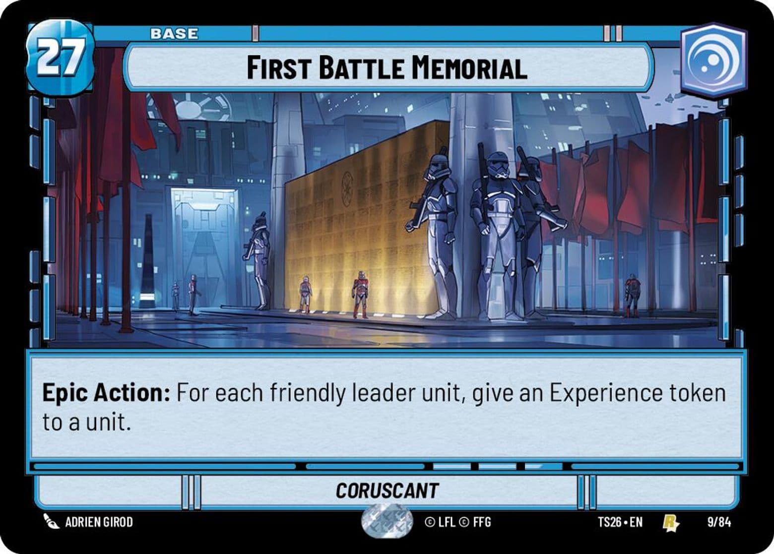 First Battle Memorial, Coruscant, Standard