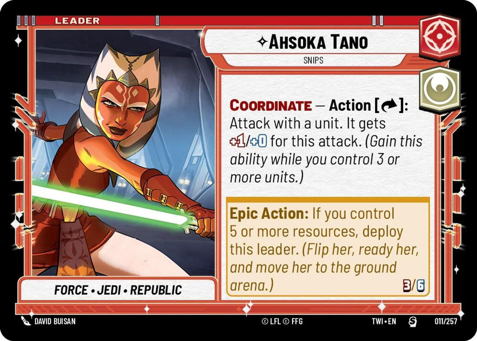 Ahsoka Tano, Snips, Standard