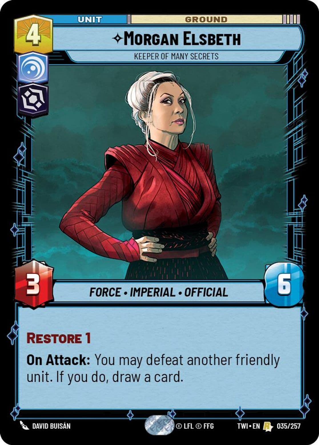 Morgan Elsbeth, Keeper of Many Secrets, Standard