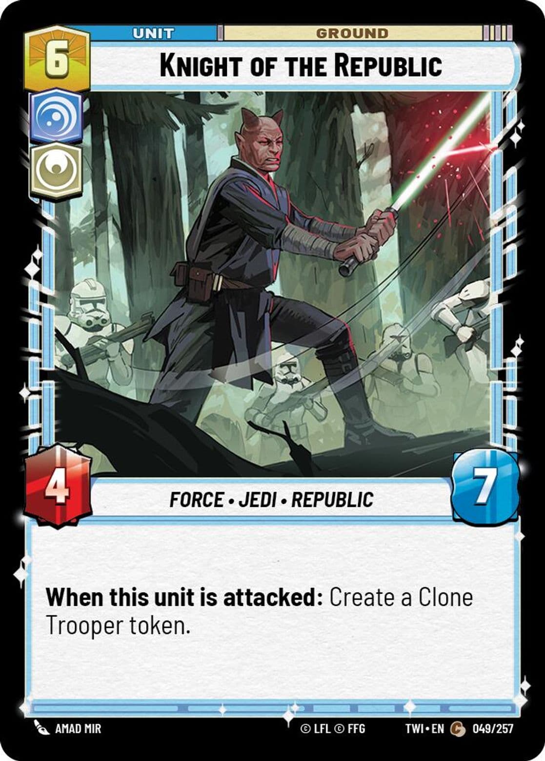 Knight of the Republic, Standard
