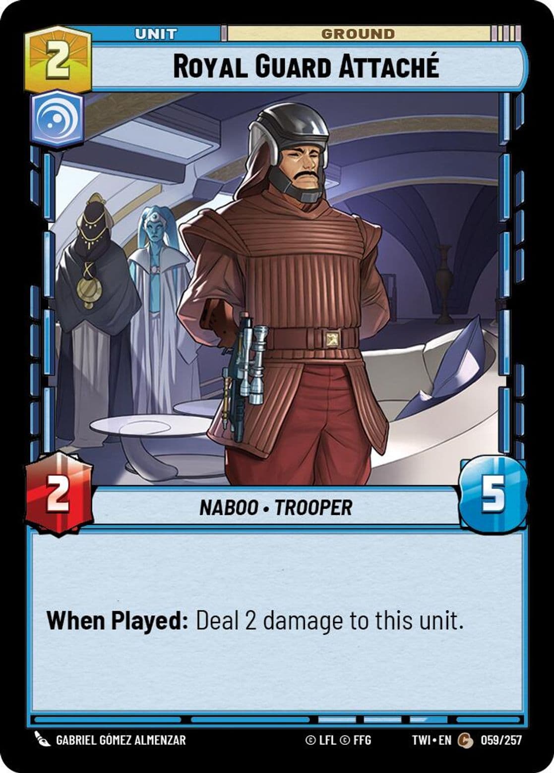 Royal Guard Attaché, Standard