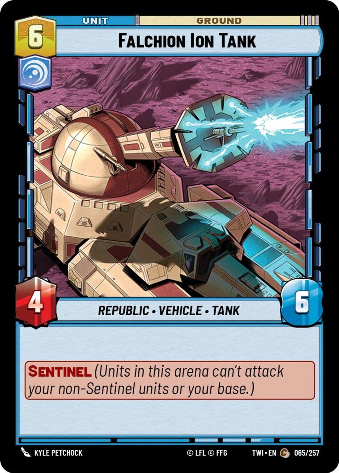 Falchion Ion Tank, Standard