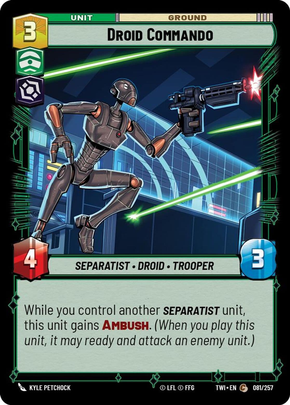 Droid Commando, Standard