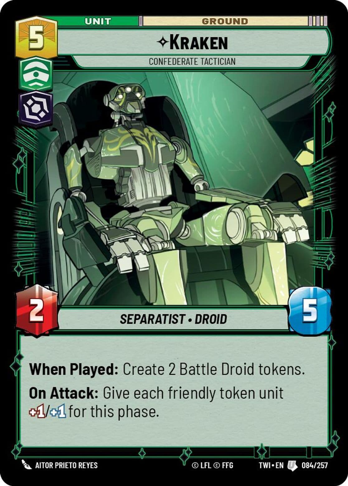 Kraken, Confederate Tactician, Standard
