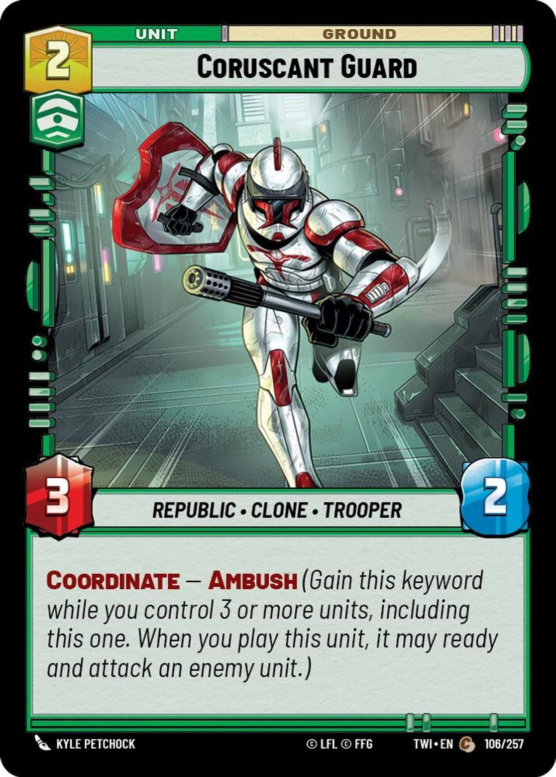 Coruscant Guard, Standard