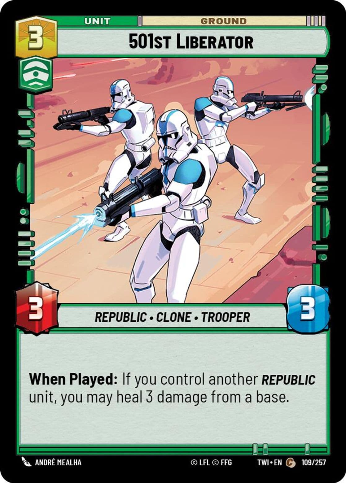 501st Liberator, Standard