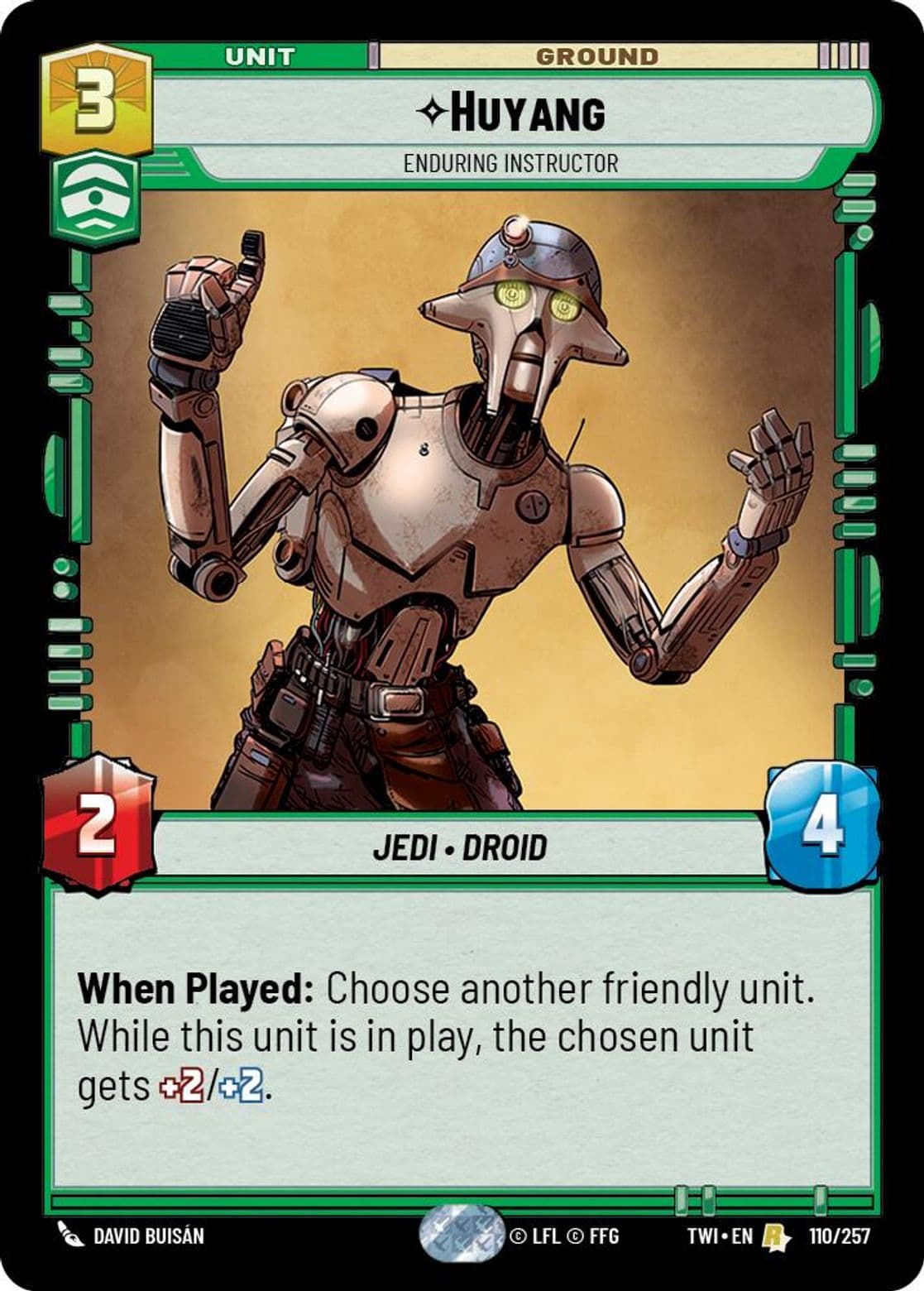 Huyang, Enduring Instructor, Standard