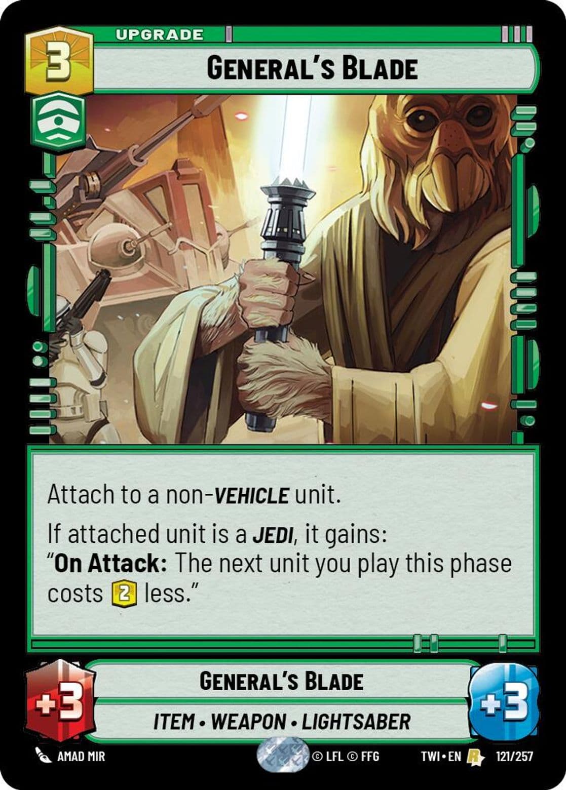 General's Blade, Standard