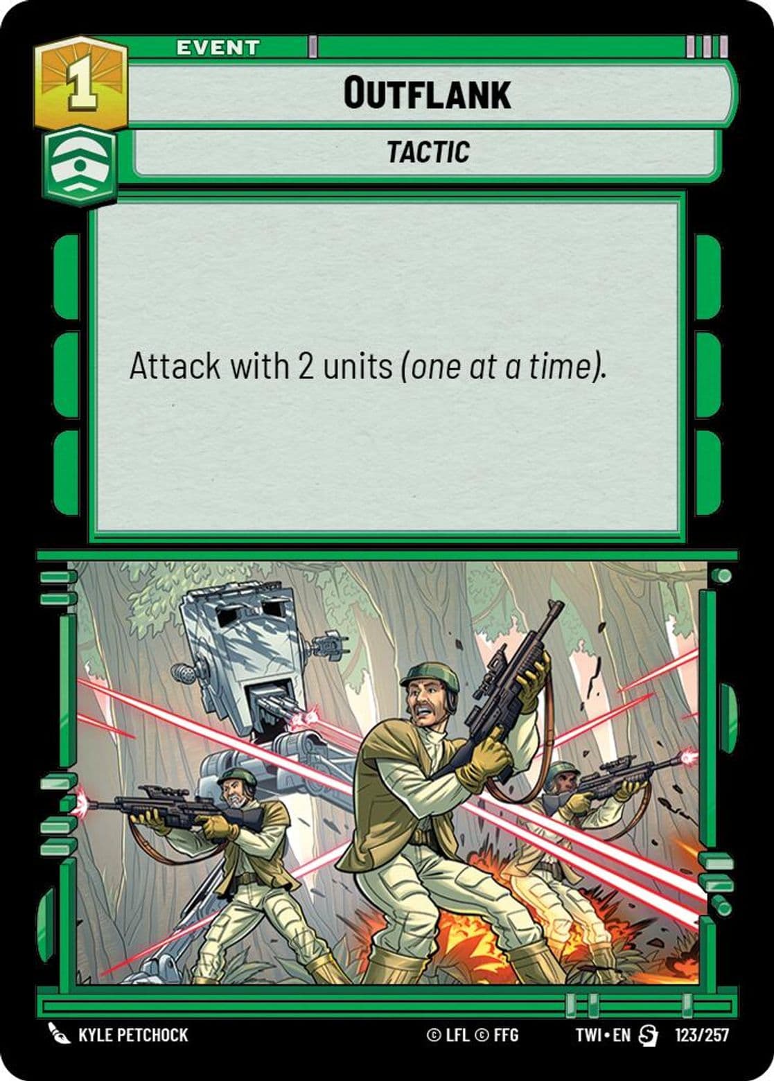 Outflank, Standard