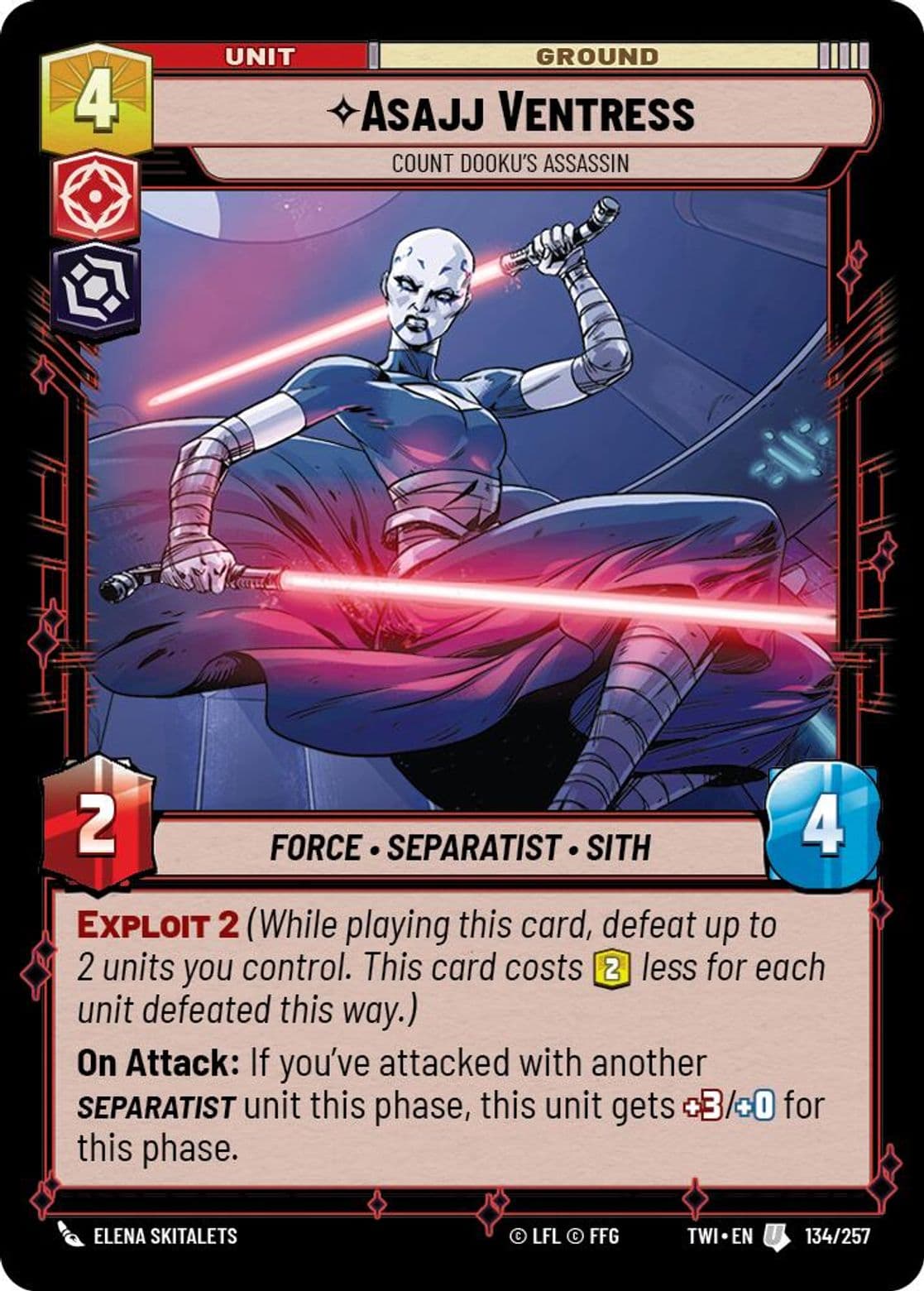 Asajj Ventress, Count Dooku's Assassin (Standard)