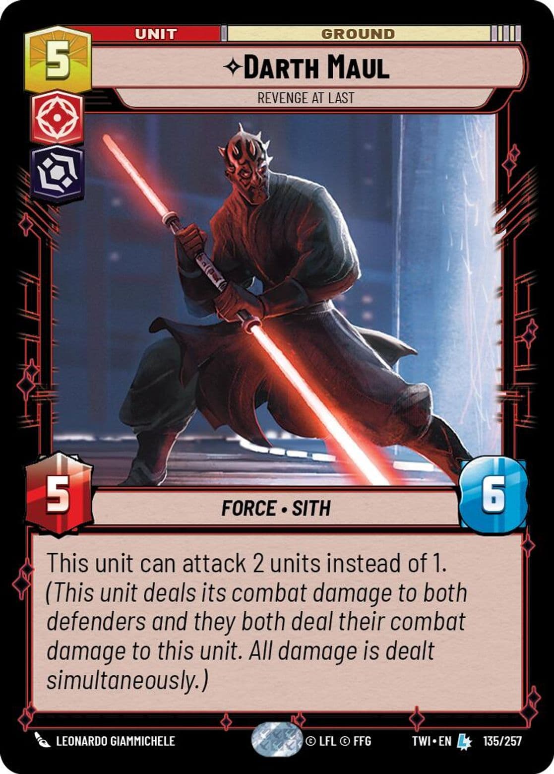 Darth Maul, Revenge At Last, Standard
