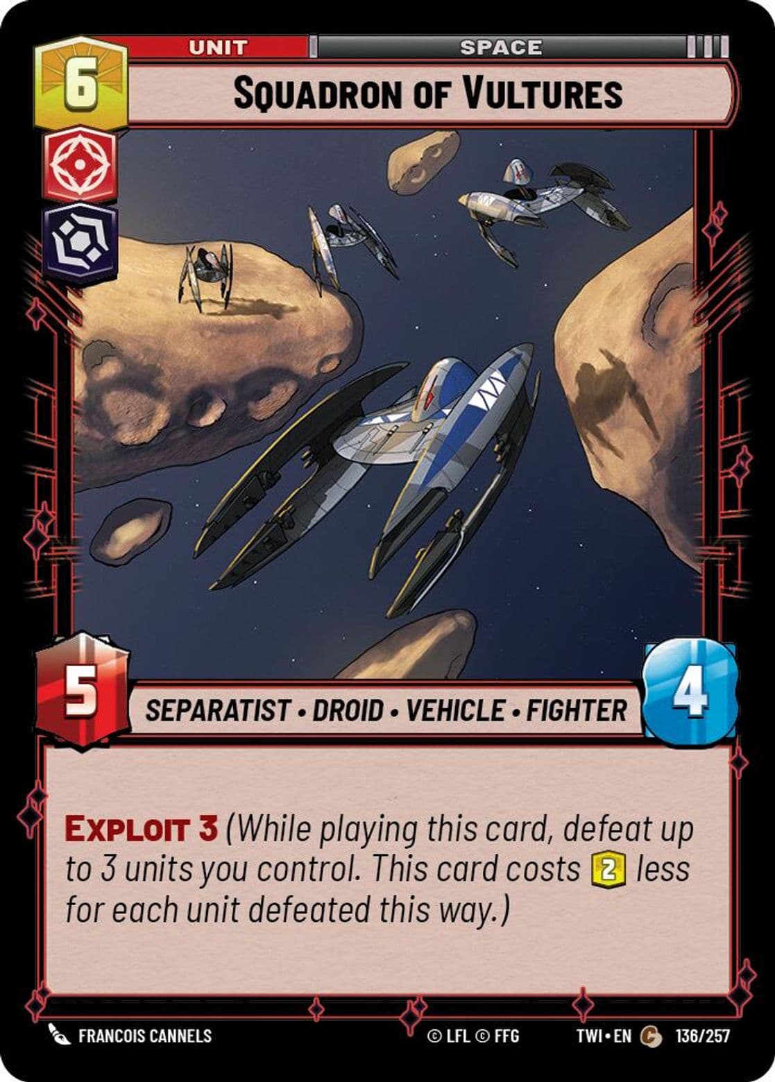 Squadron of Vultures, Standard