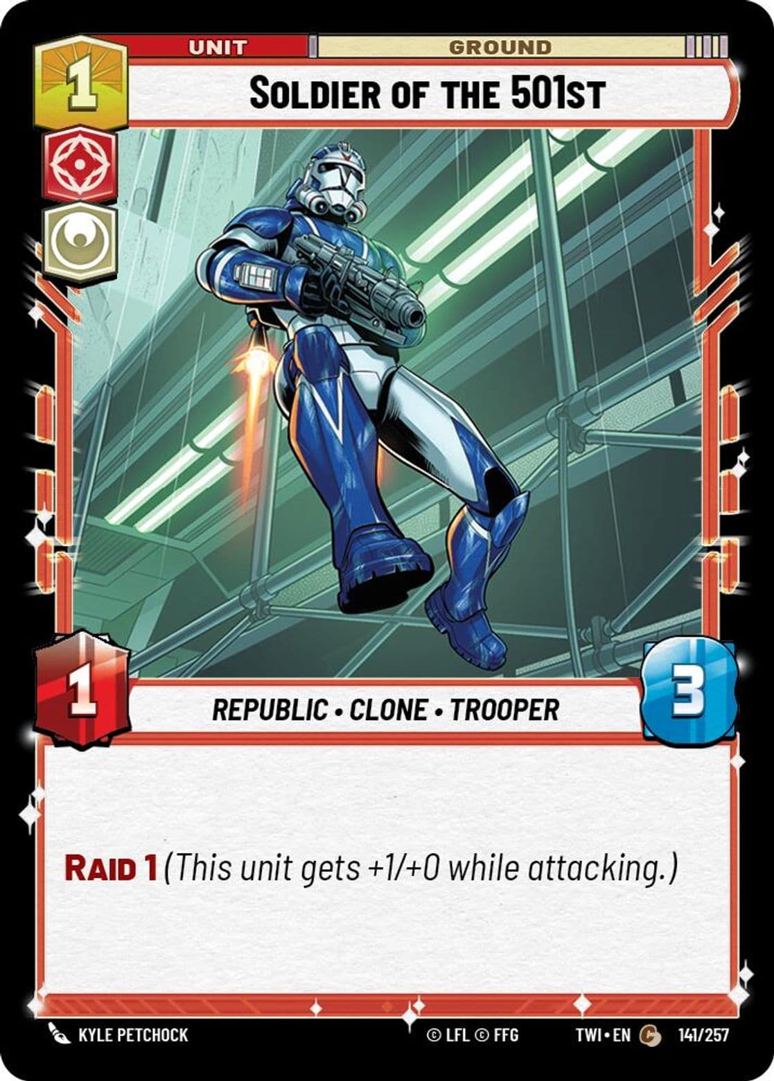 Soldier of the 501st, Standard