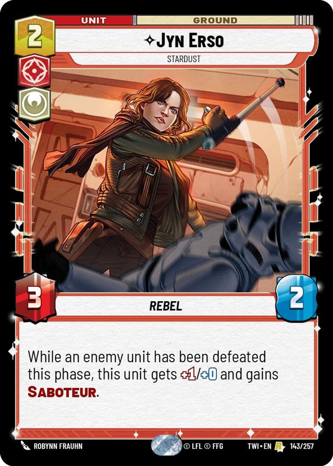 Jyn Erso, Stardust, Standard