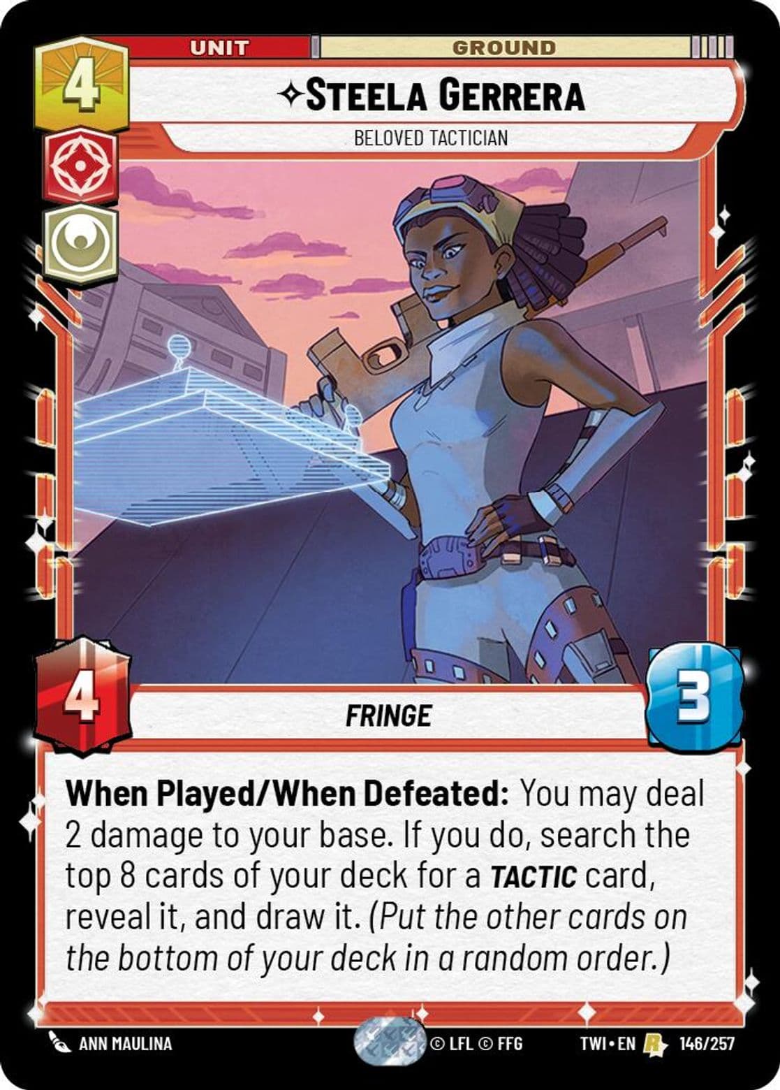 Steela Gerrera, Beloved Tactician, Standard