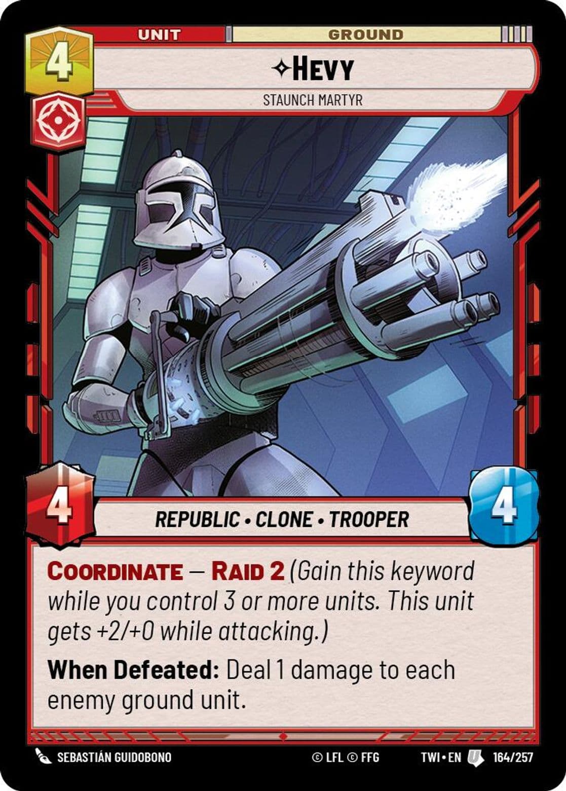 Hevy, Staunch Martyr, Standard