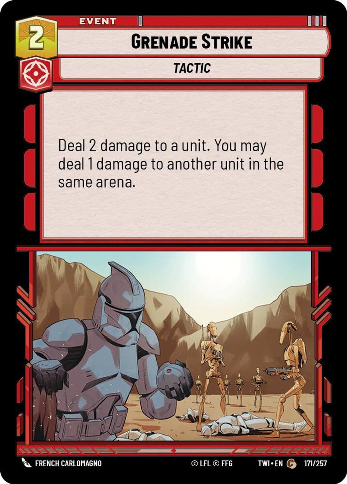 Grenade Strike, Standard