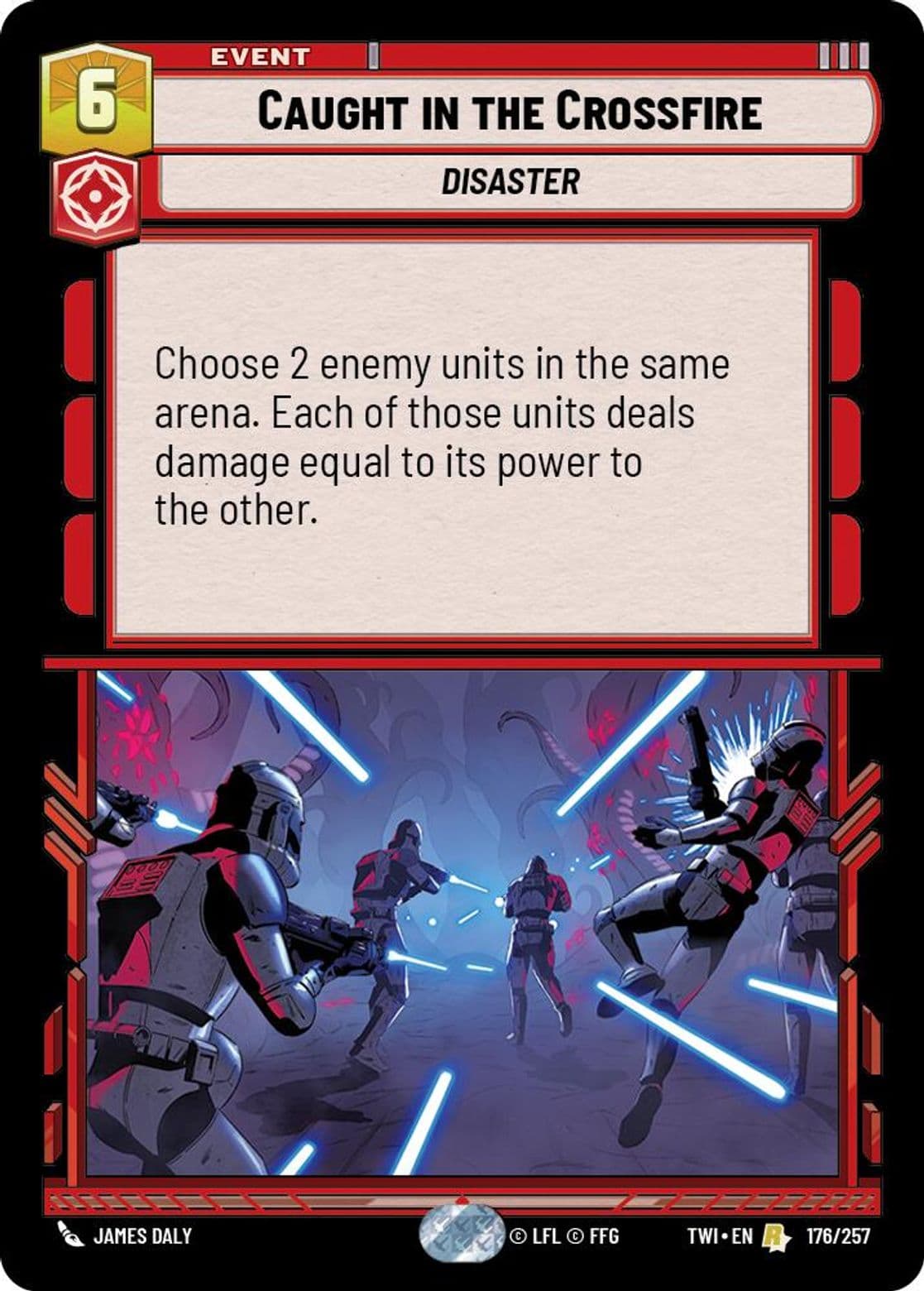 Caught in the Crossfire, Standard