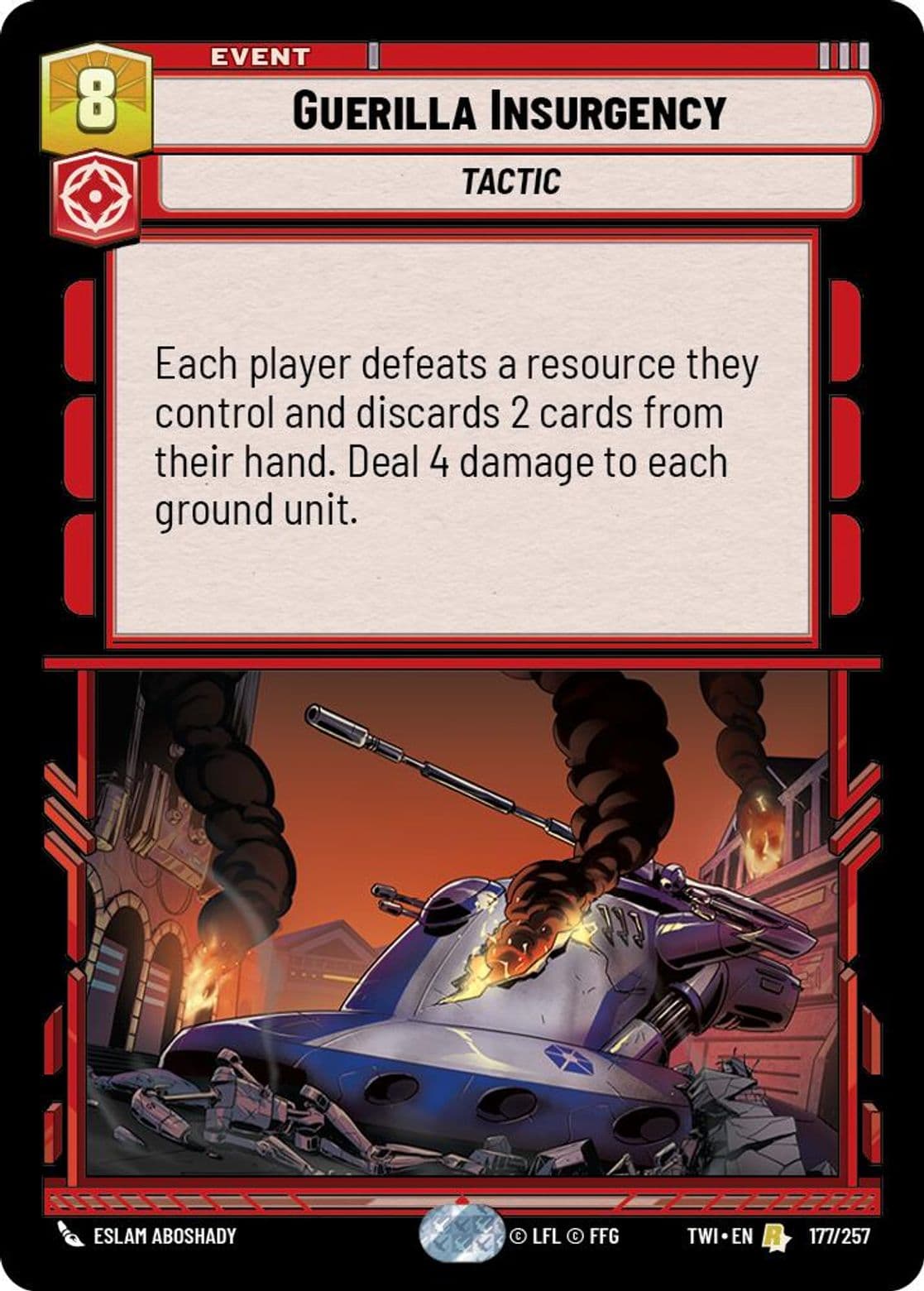Guerilla Insurgency, Standard