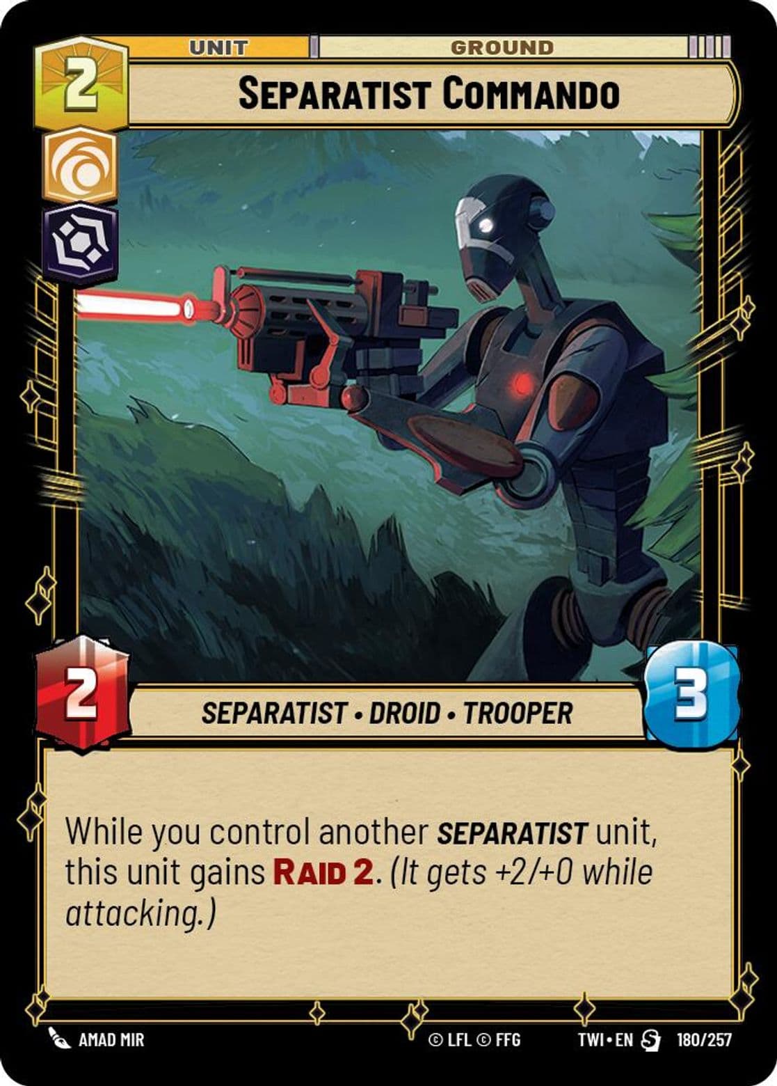 Separatist Commando, Standard
