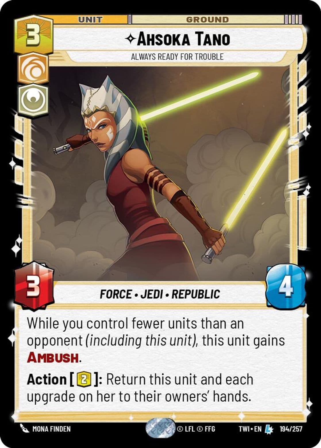 Ahsoka Tano, Always Ready For Trouble, Standard