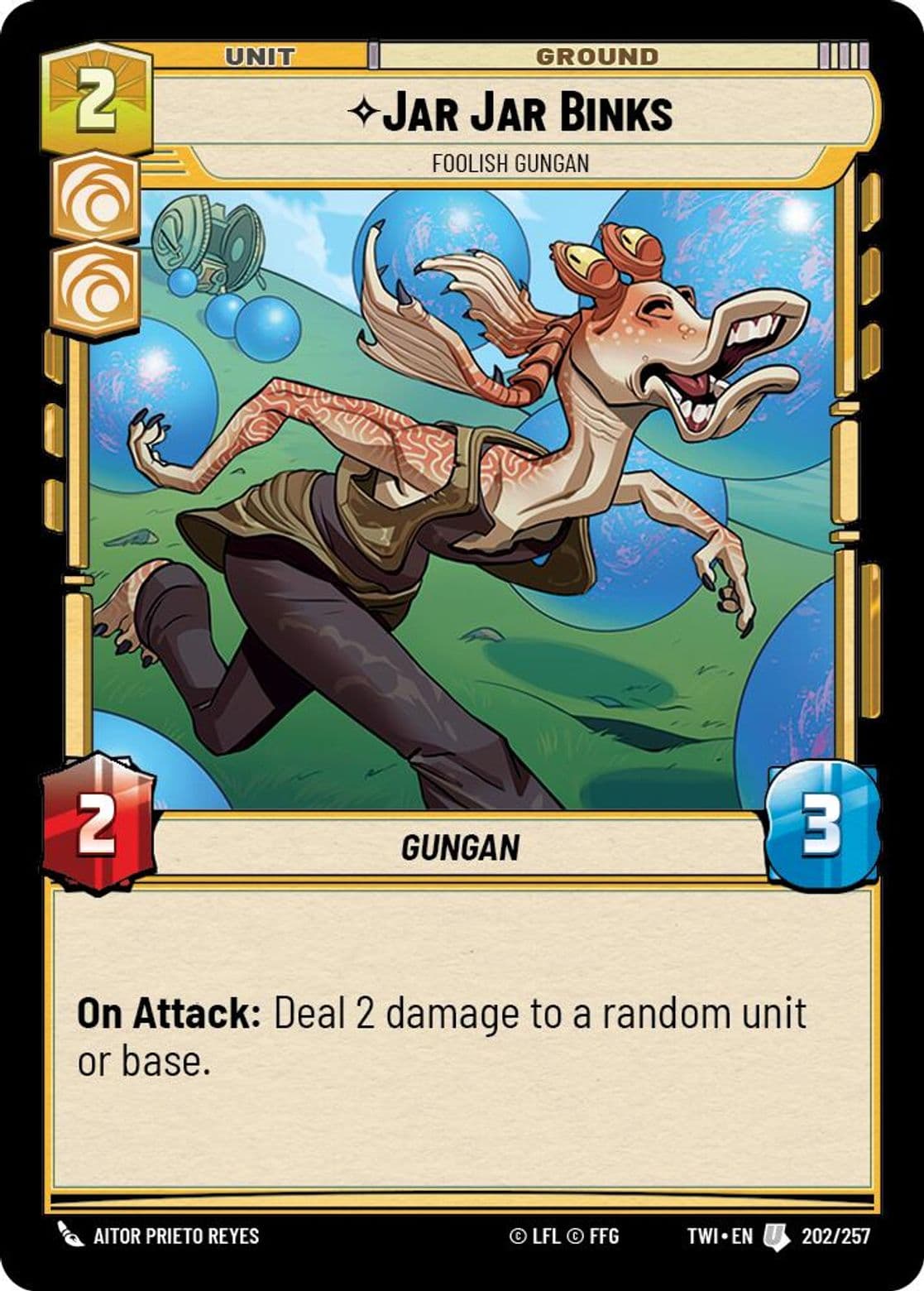 Jar Jar Binks, Foolish Gungan, Standard