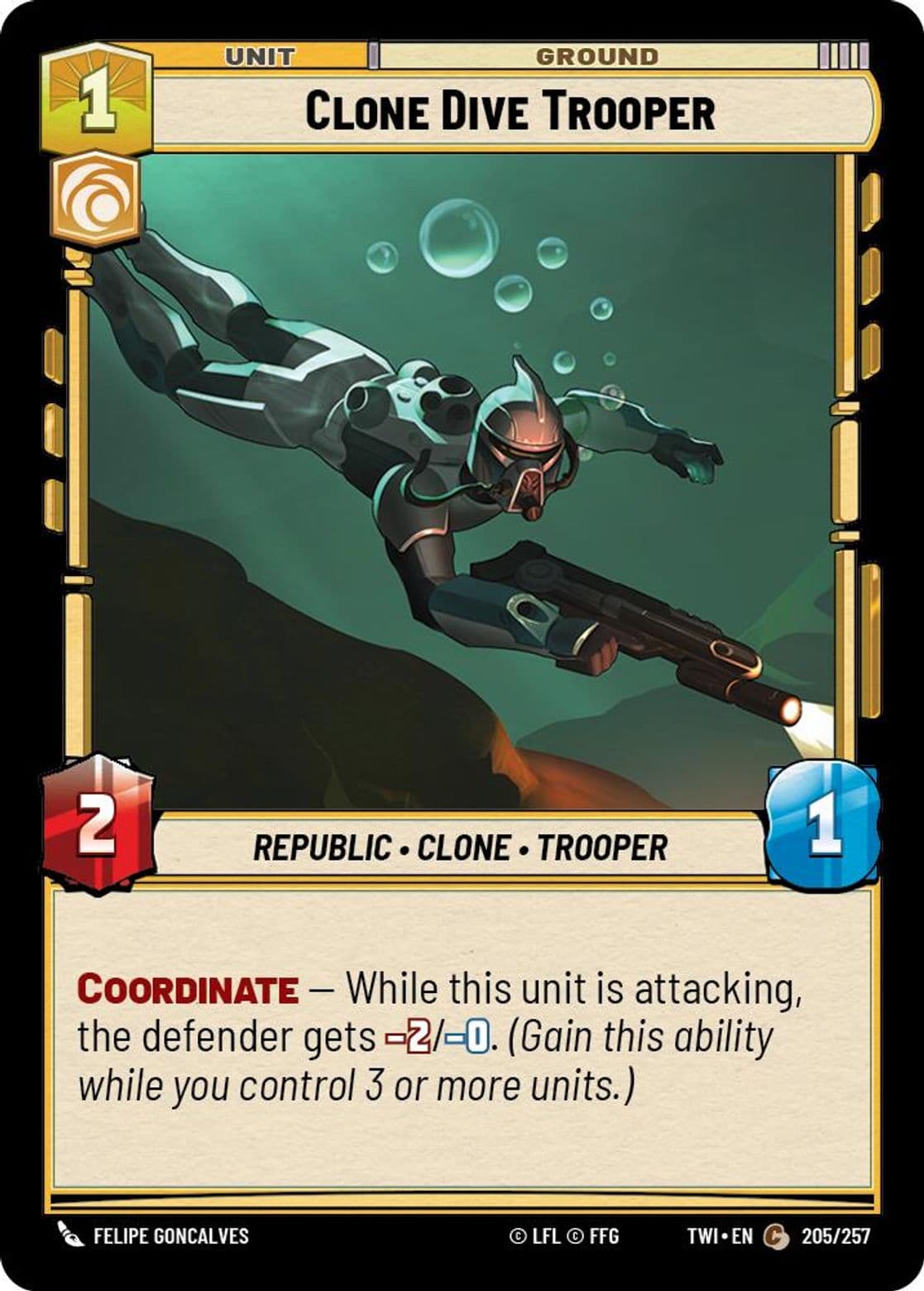Clone Dive Trooper, Standard