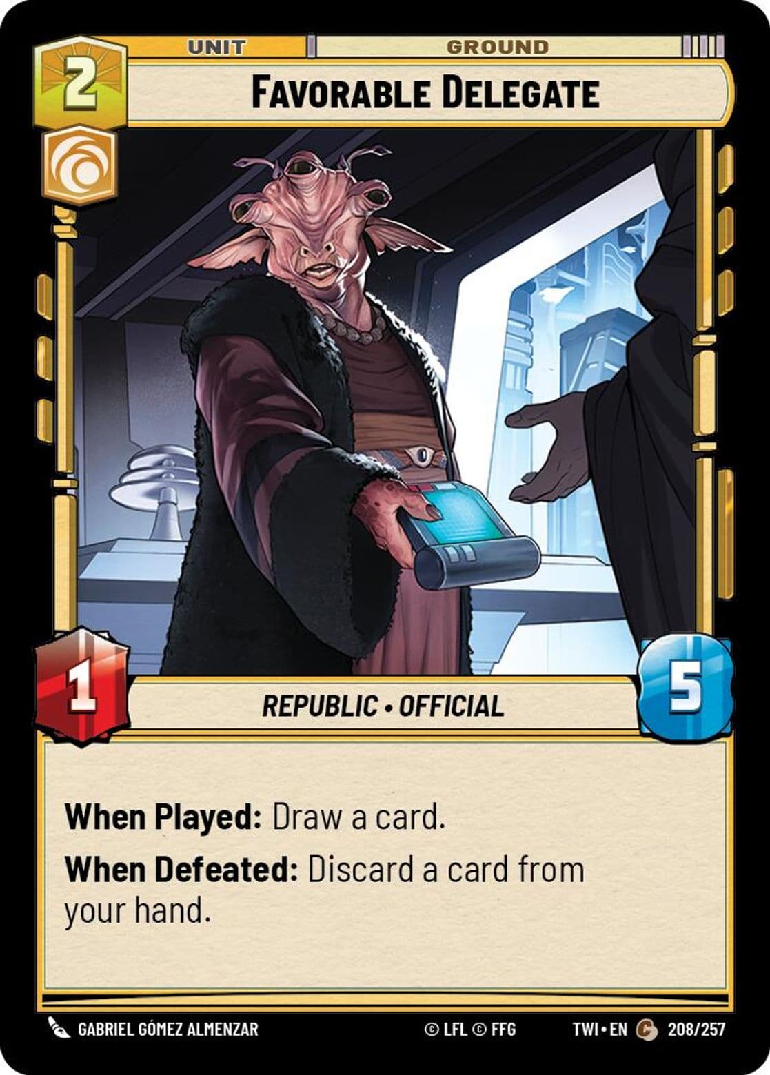 Favorable Delegate, Standard