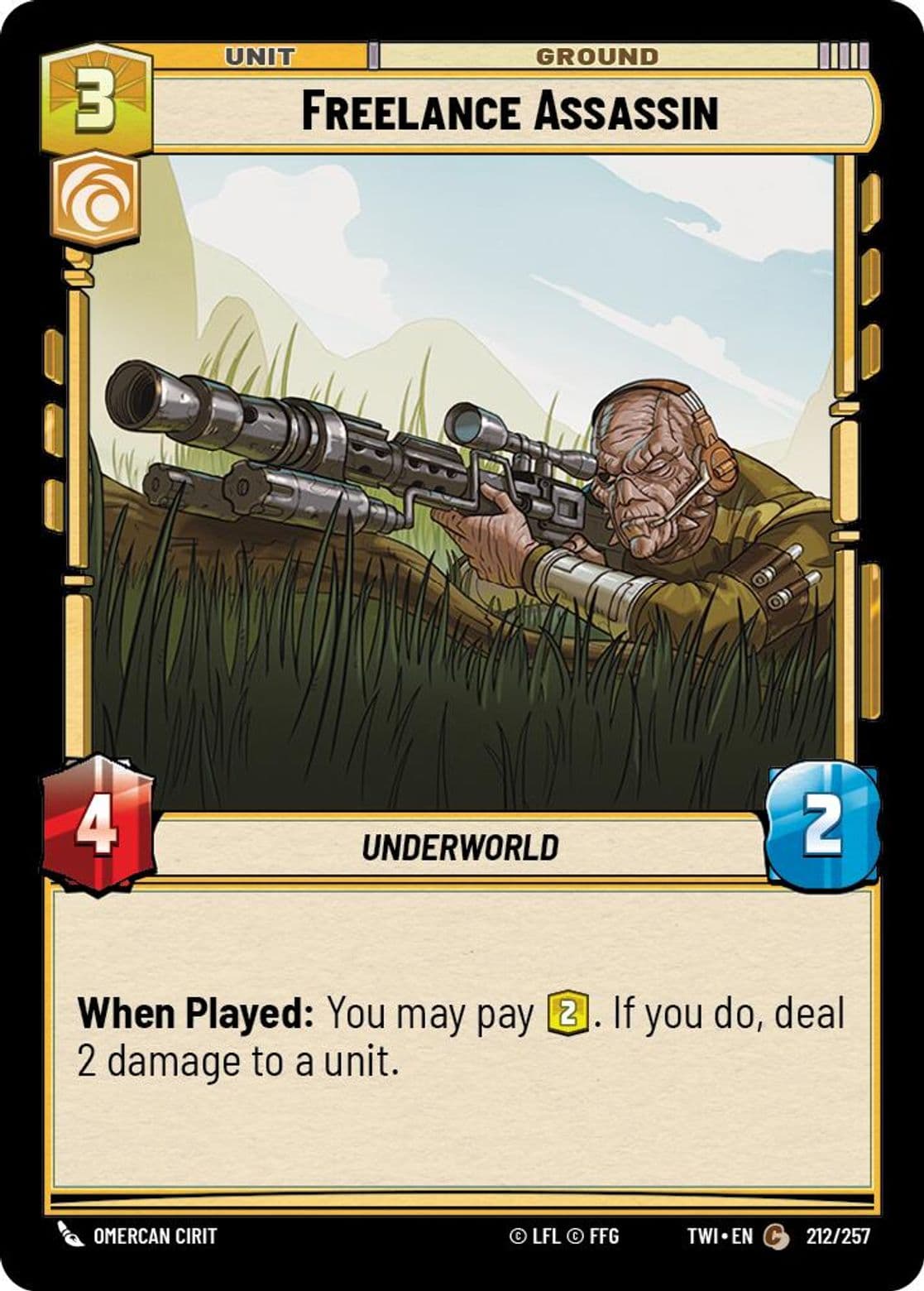 Freelance Assassin, Standard