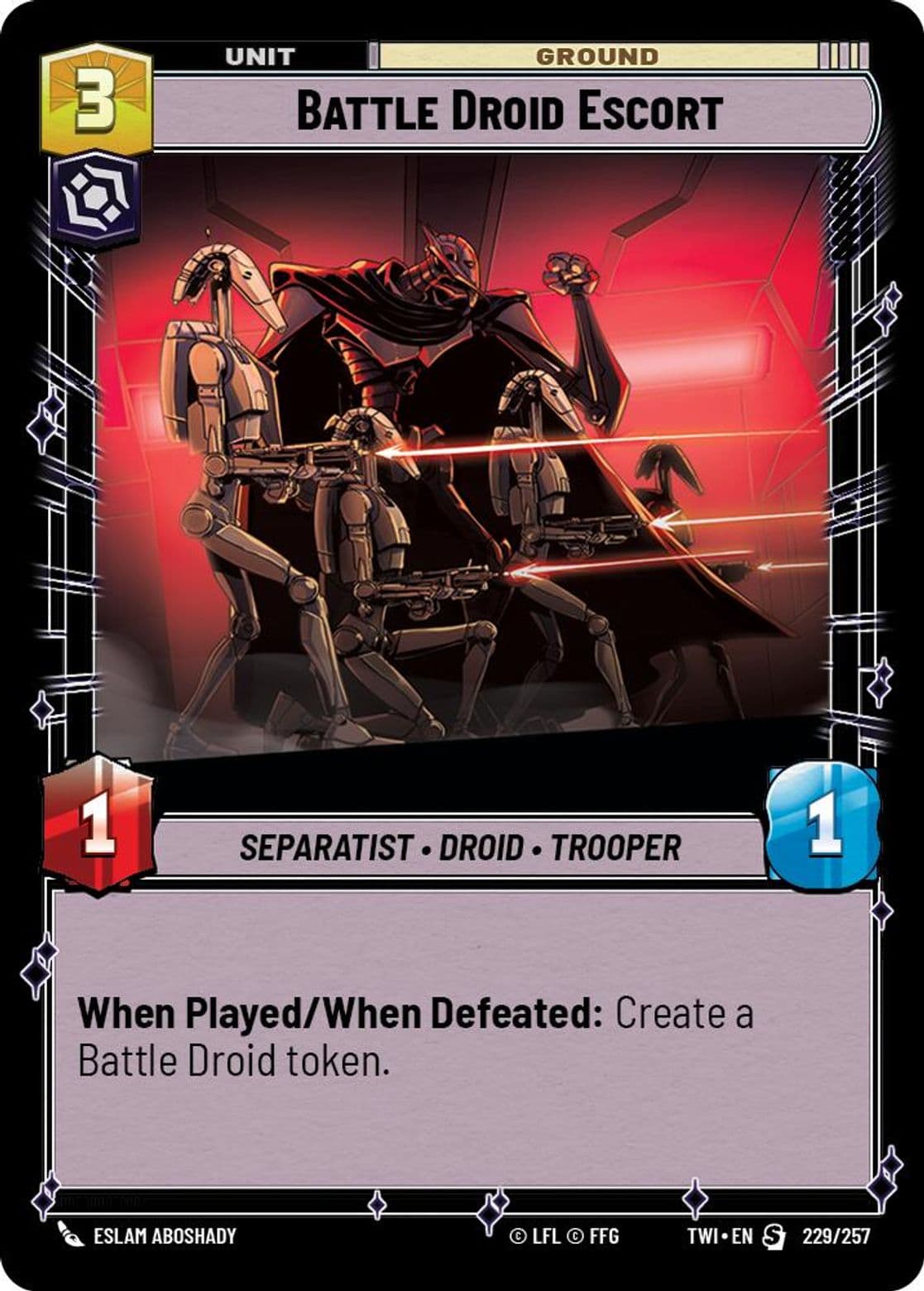 Battle Droid Escort, Standard