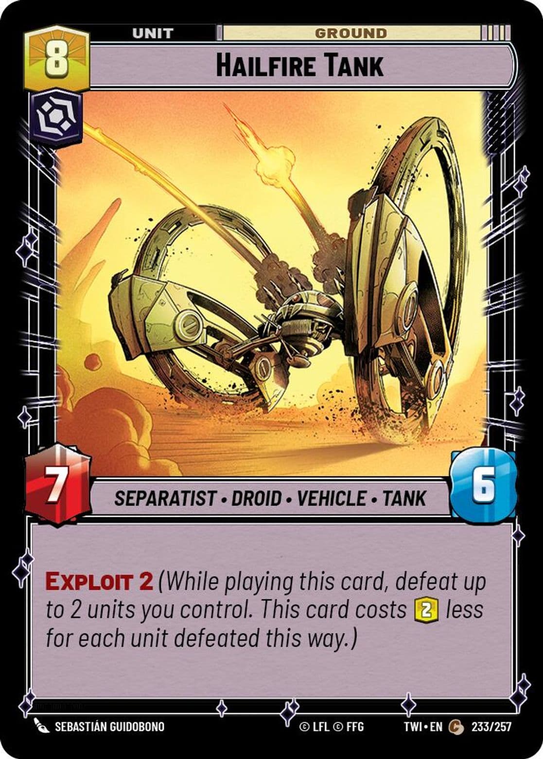 Hailfire Tank (Standard)