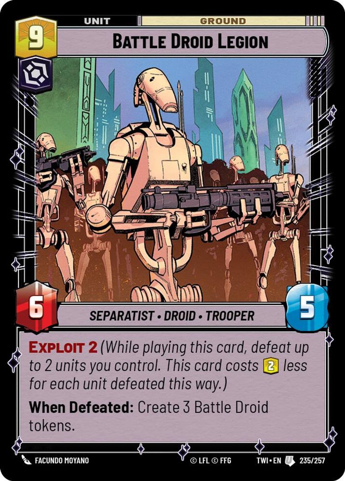 Battle Droid Legion, Standard
