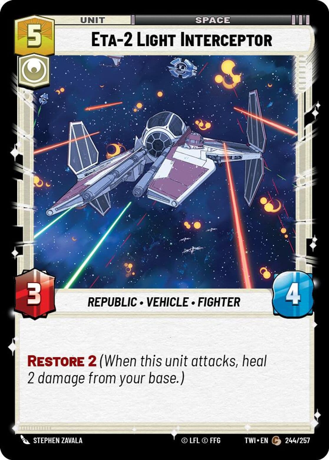 Eta-2 Light Interceptor, Standard
