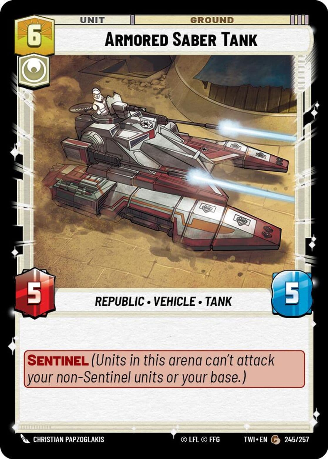 Armored Saber Tank (Standard)