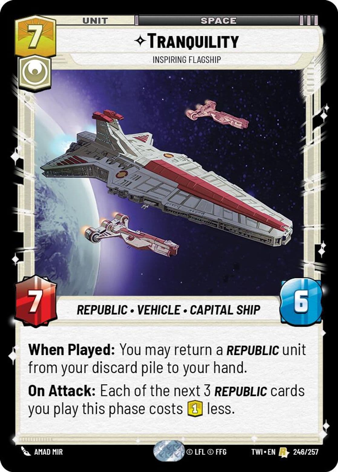 Tranquility, Inspiring Flagship, Standard