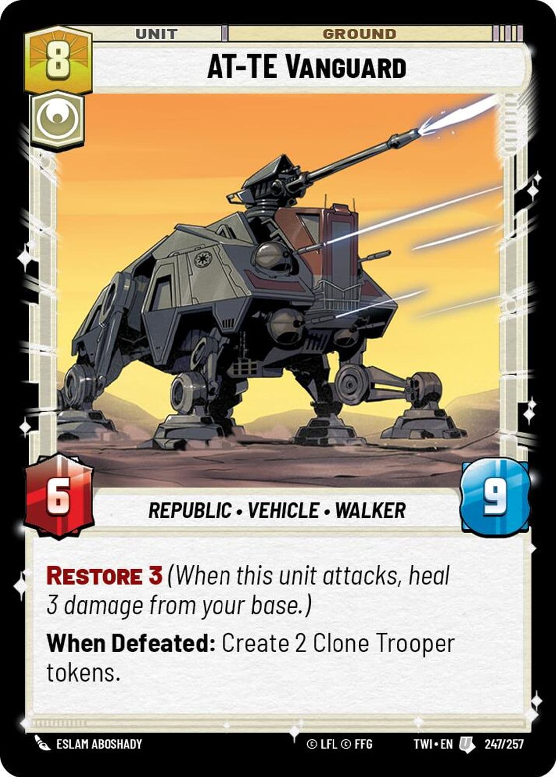 AT-TE Vanguard, Standard