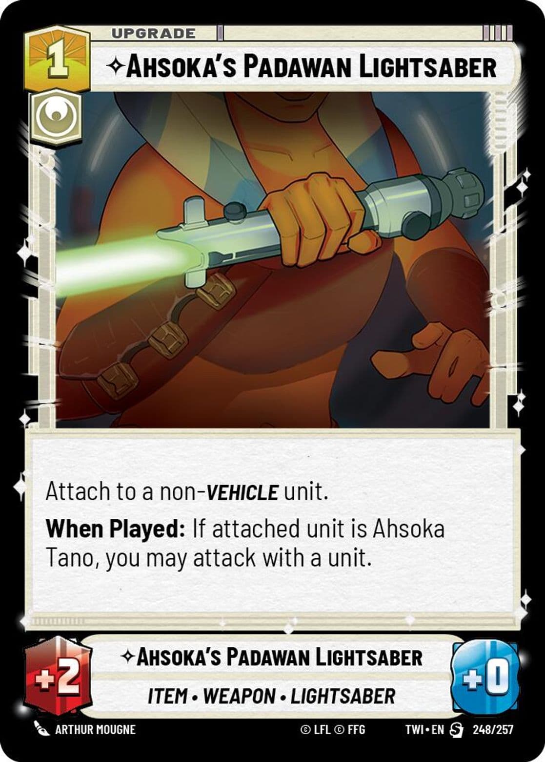 Ahsoka's Padawan Lightsaber, Standard