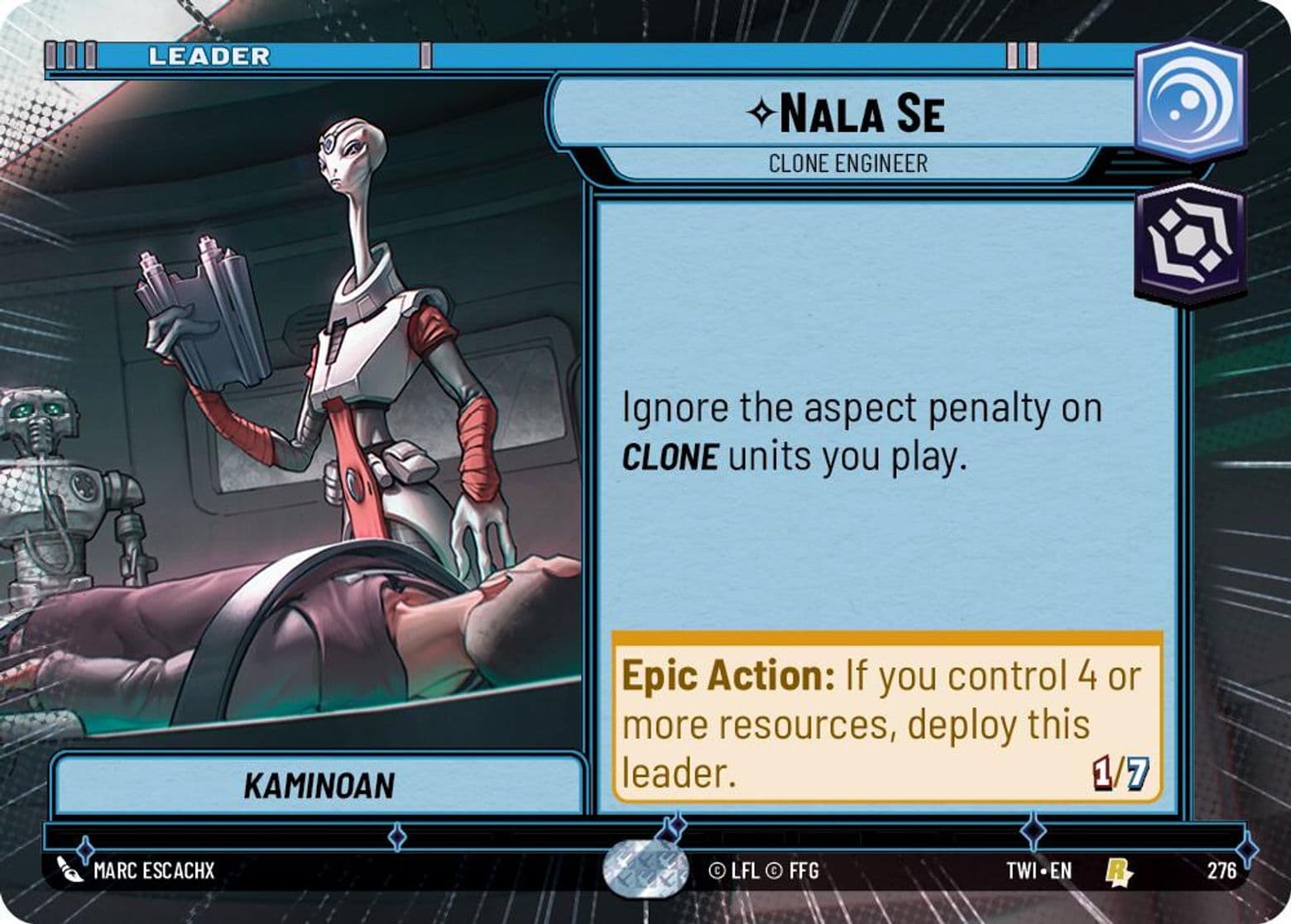 Nala Se, Clone Engineer (Hyperspace)