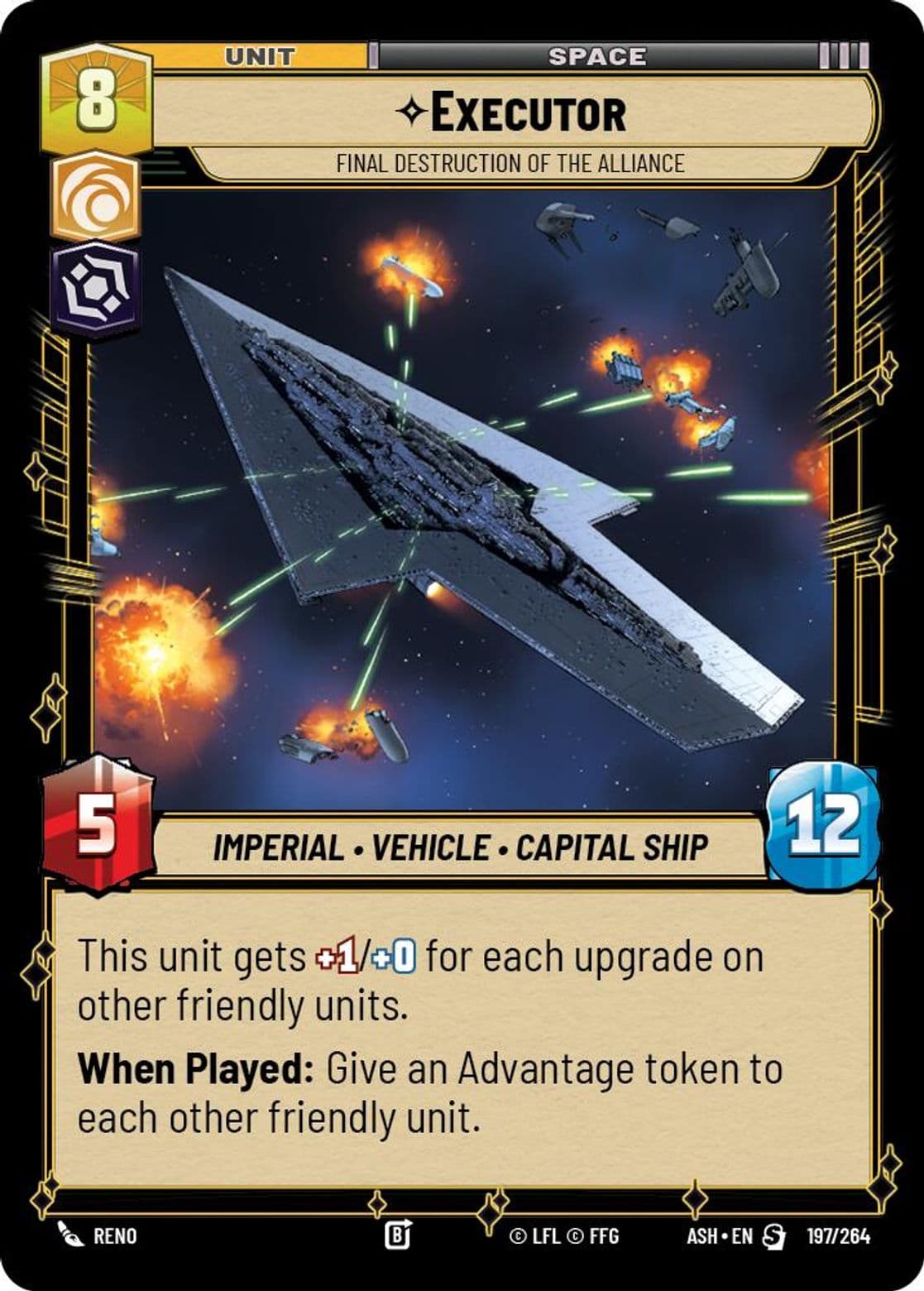 Executor, Final Destruction of the Alliance, Standard